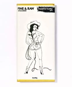 FINE & RAW All Apparel 2oz Hazelnut Butter Chocolate Bar - Bonnie Collection