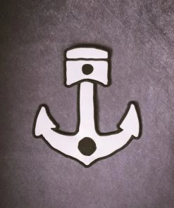 Iron & Resin All Apparel Anchor Piston Back Patch