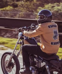 Iron & Resin Wolf Back Patch All Apparel