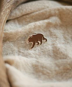 Iron & Resin Bear Enamel Pin All Apparel