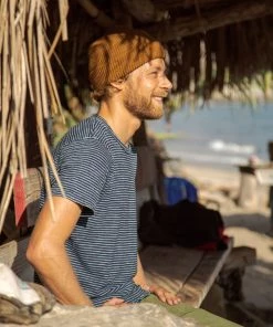 Iron & Resin True Blue Indigo Stripe Tee 9 Iron & Resin True Blue Indigo Stripe Tee