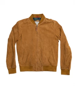 Iron & Resin All Apparel Goat Suede Bomber Jacket