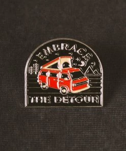 Iron & Resin Embrace The Detour Enamel Pin
