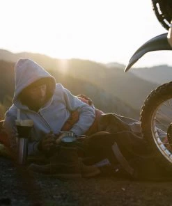 Iron & Resin Boundary Zip Hoodie