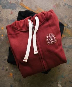 Iron & Resin All Apparel Woodland Zip Hoodie Fleece