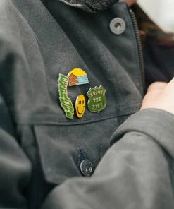 Iron & Resin Land & Sea Enamel Pin