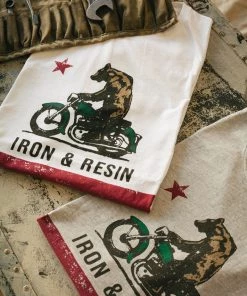 Iron & Resin Moto Bear Tee
