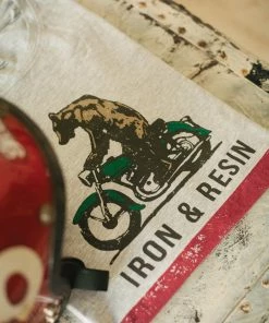 Iron & Resin Moto Bear Tee