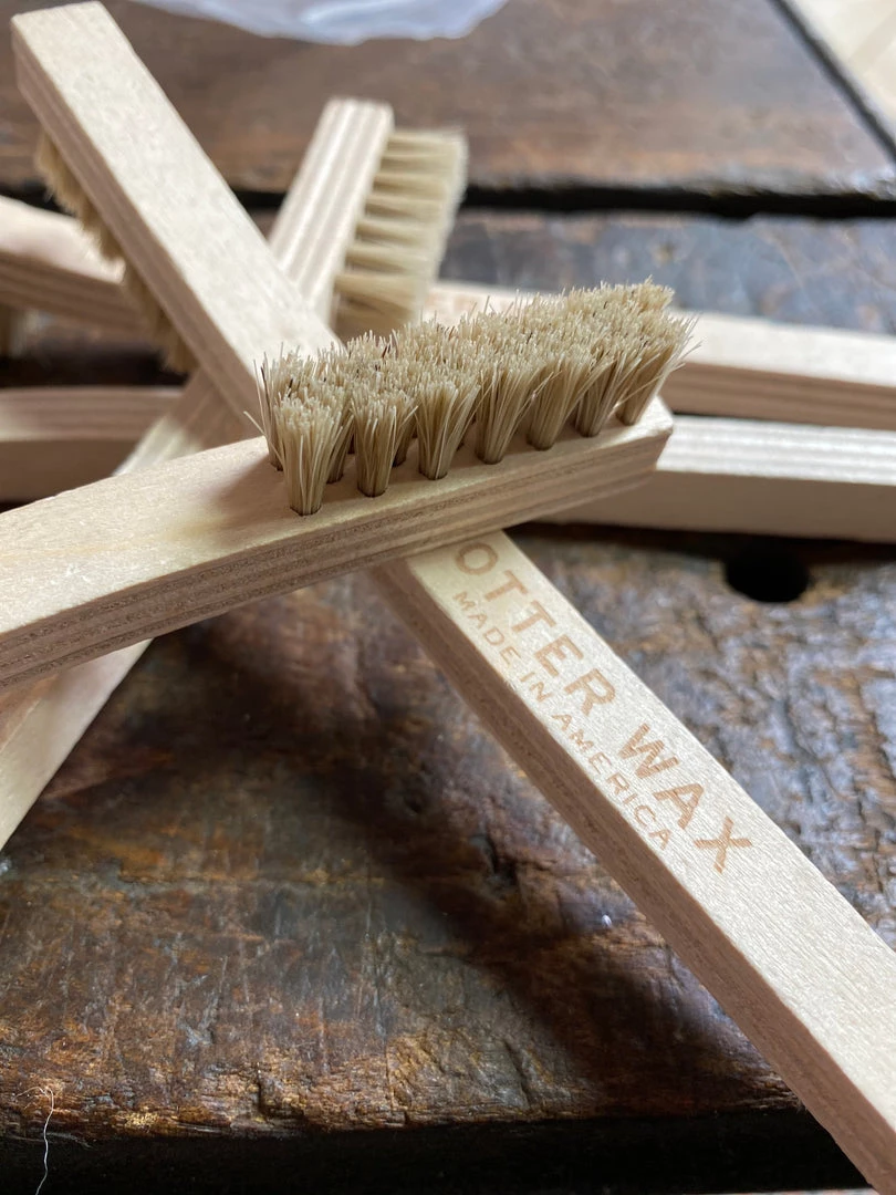 Otter Wax LLC All Apparel Otter Wax Horsehair Buffing Brush 1 Otter Wax LLC All Apparel Otter Wax Horsehair Buffing Brush
