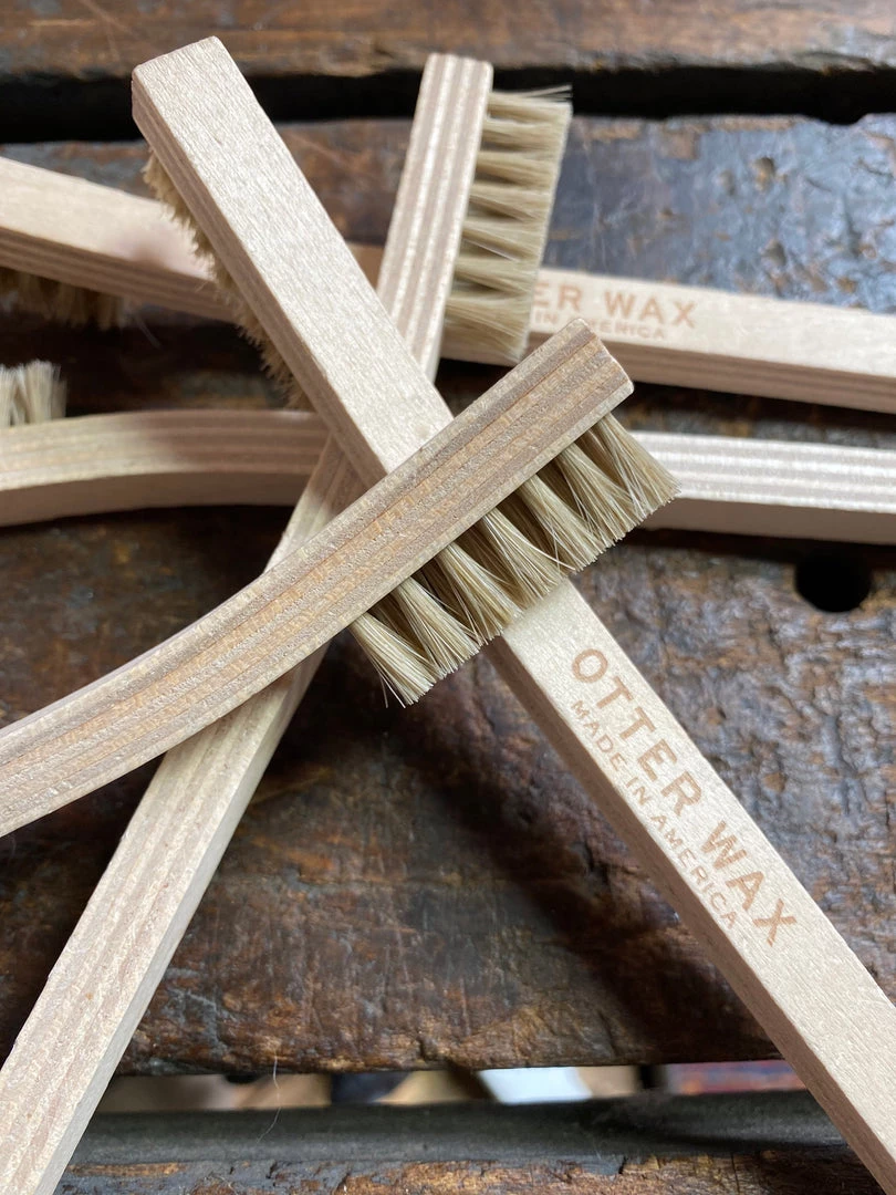 Otter Wax LLC All Apparel Otter Wax Horsehair Buffing Brush 2 Otter Wax LLC All Apparel Otter Wax Horsehair Buffing Brush