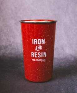 Iron & Resin Pioneer Pint Glass