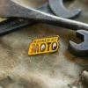 Iron & Resin Raised By Moto Enamel Pin All Apparel