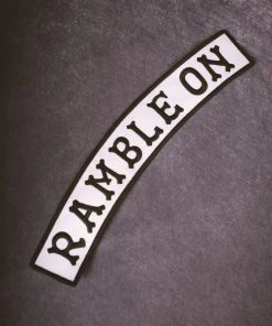 Iron & Resin Ramble On Rocker Patch