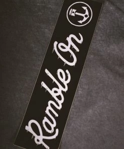 Iron & Resin Ramble On Bumper Sticker