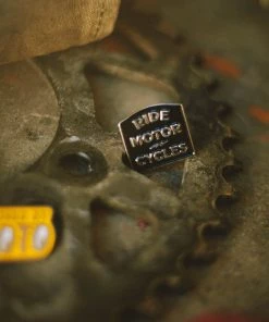 Iron & Resin Ride Motorcycles Enamel Pin