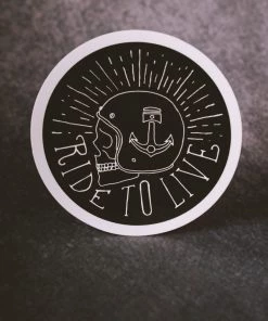 Iron & Resin All Apparel INR Ride To Live Sticker