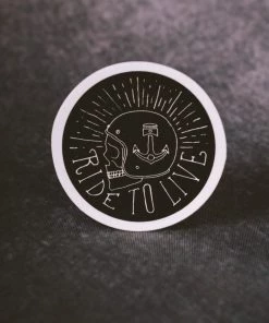 Iron & Resin All Apparel INR Ride To Live Sticker