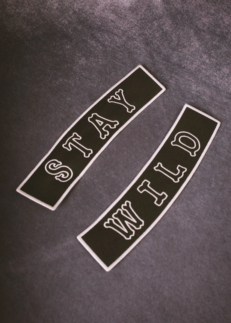 Iron & Resin All Apparel Stay Wild Rocker Patch 1 Iron & Resin All Apparel Stay Wild Rocker Patch