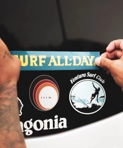 Iron & Resin Surf All Day Bumper Sticker