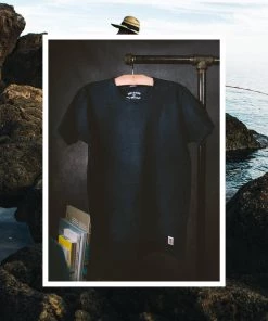 Iron & Resin True Blue Indigo Solid Tee