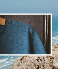 Iron & Resin True Blue Indigo Solid Tee