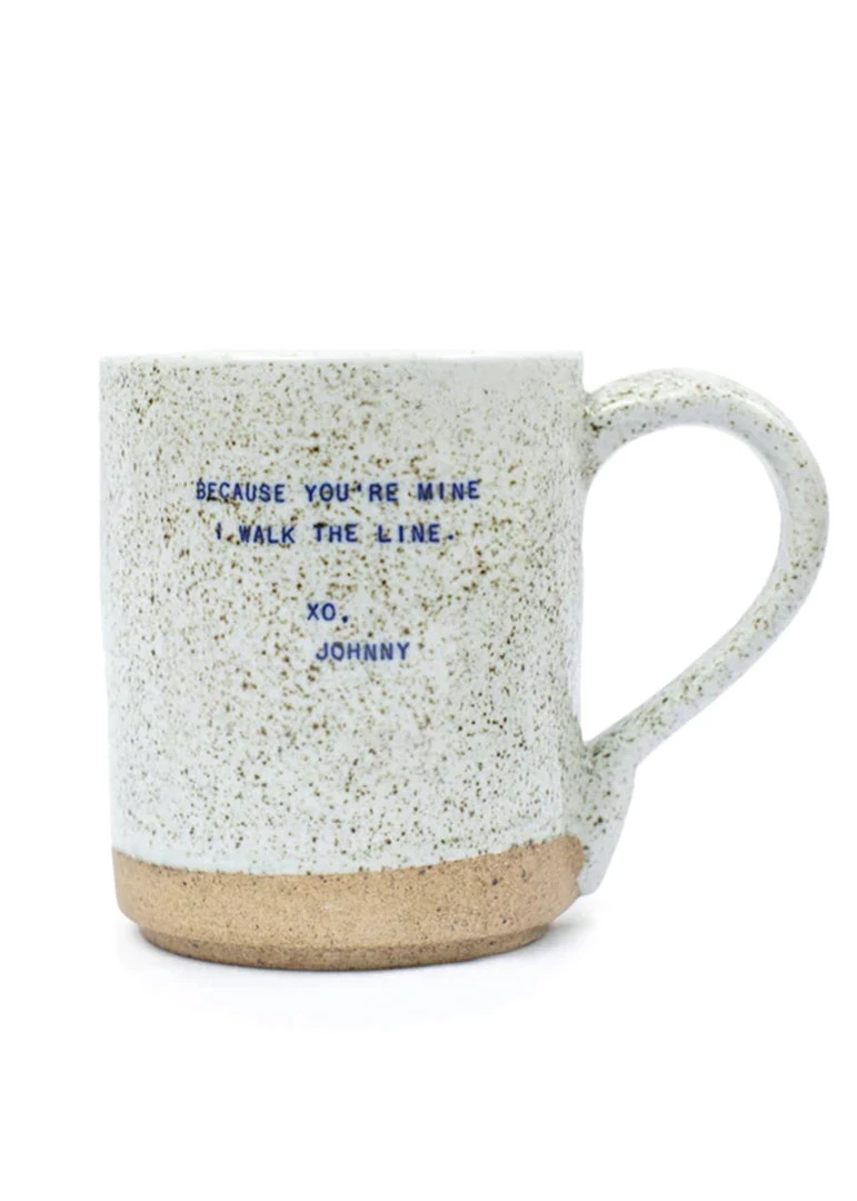 Sugarboo & Co. XO Mug - Johnny Cash All Apparel 1 Sugarboo & Co. XO Mug - Johnny Cash All Apparel
