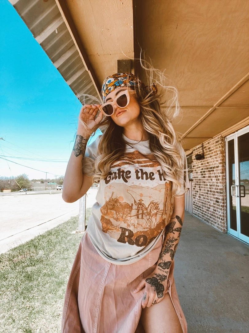 Gina Tees - GINA Take The High Road Tee All Apparel 1 Gina Tees - GINA Take The High Road Tee All Apparel